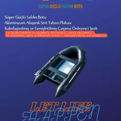 Tabanı alüminyum şişme bot