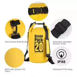 su geçirmez çanta 20 liter