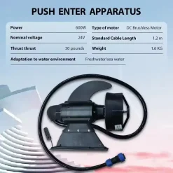 paddle board 600w elektrikli fin