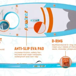 children stand up paddle board