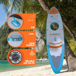 pencereli şişme sörf tahtası