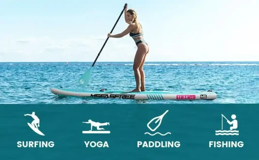 aileler için geniş sup paddle board