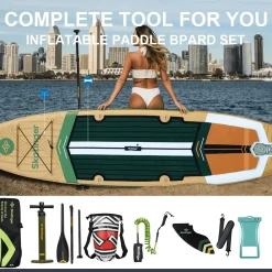 ahşap model şişme sörf tahtası