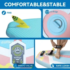 kadınlar için full set şişme sörf tahtası