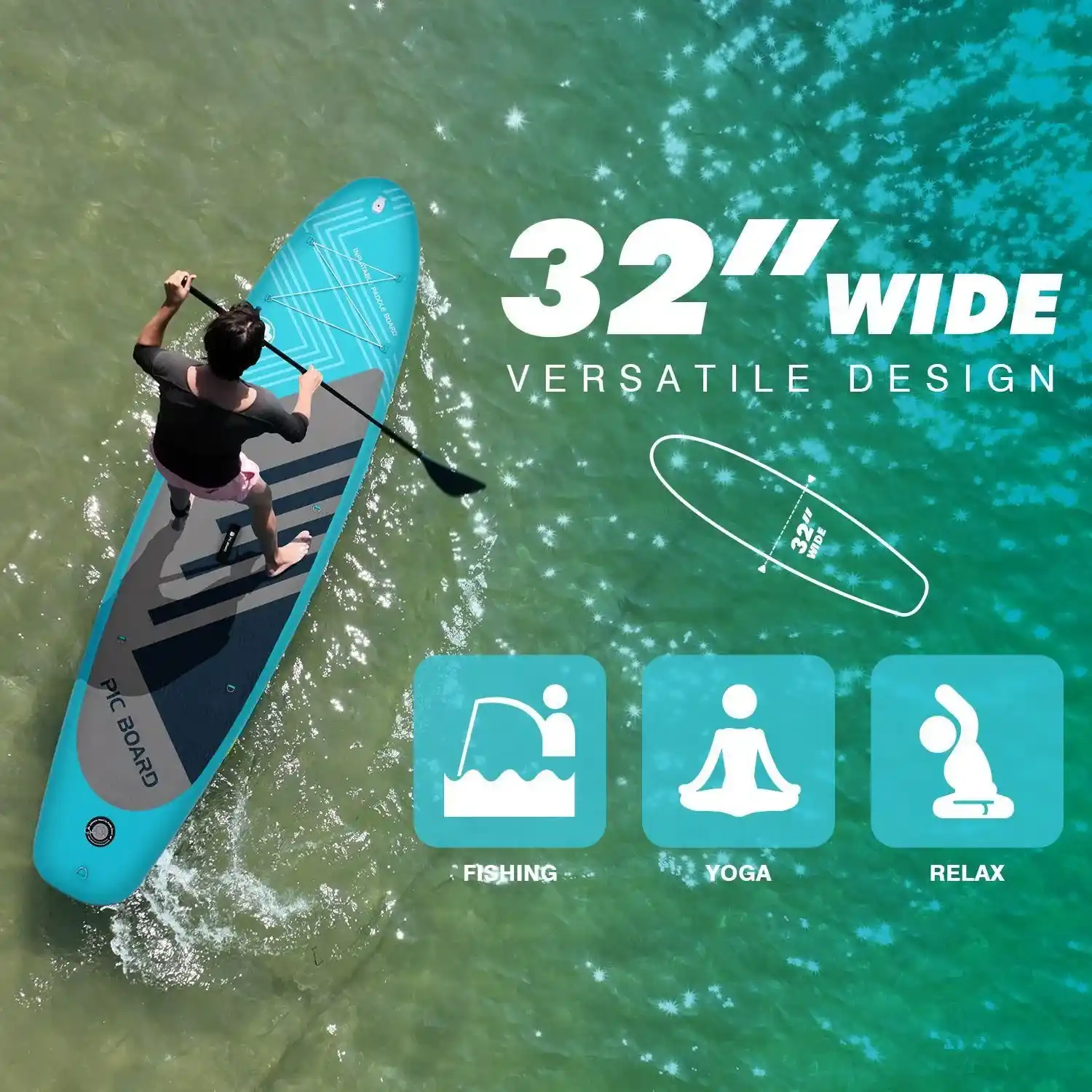 şişme sörf tahtası 3 salmalı sup